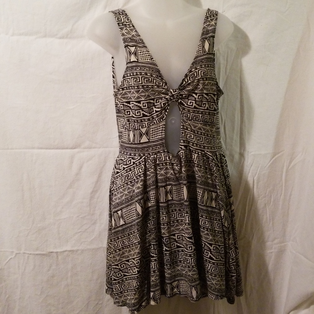 Aztec print dress